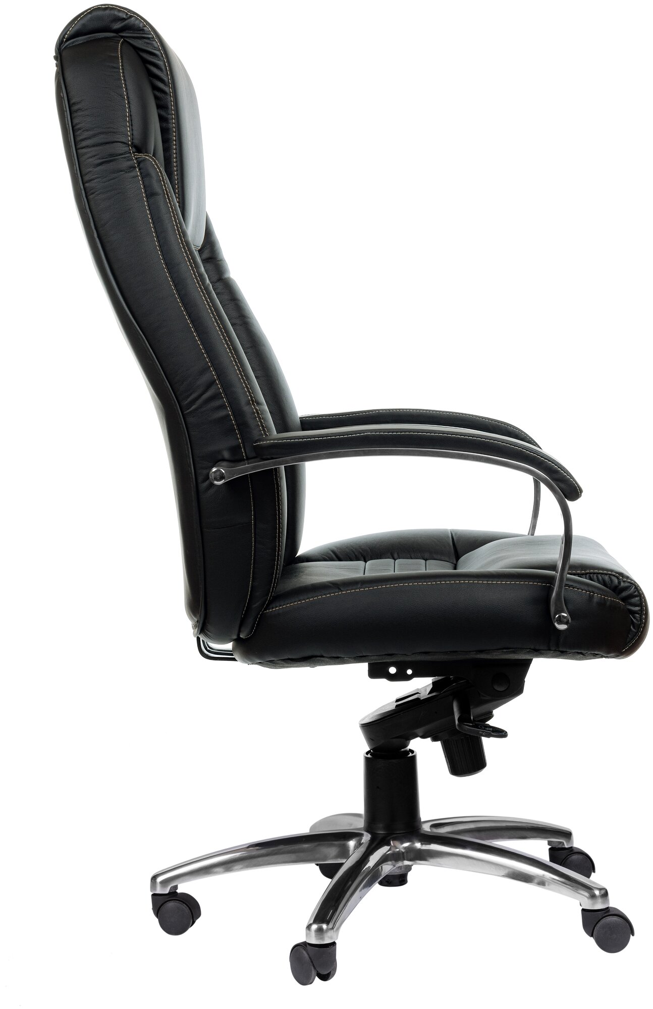Компьютерное кресло РосКресла Т-9923 для руководителя, обивка: искусственная кожа, цвет: черный - фотография № 13