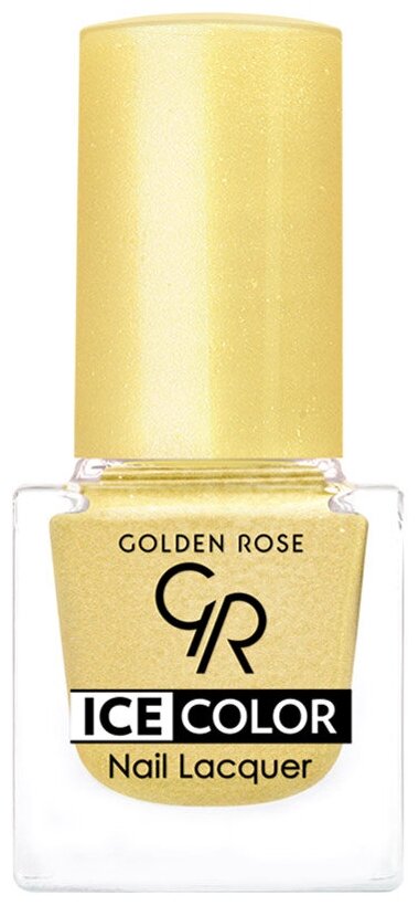 Golden Rose Лак для ногтей ICE COLOR, тон 158, 6 мл