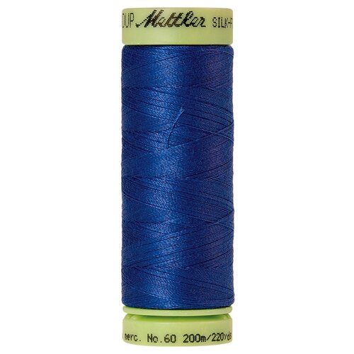 Нить для машинного квилтинга SILK-FINISH COTTON 60, 200 м 100% хлопок 1303 Royal Blue ( 9240-1303 ) нить для машинного квилтинга silk finish cotton 60 200 м 100% хлопок 0611 blue green opal 9240 0611