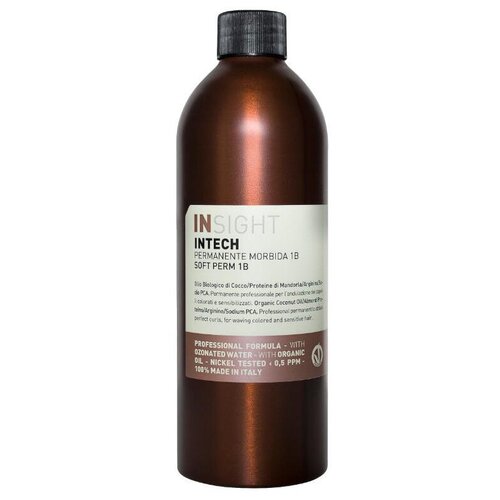 Insight Средство перманентной завивки Intech 1B для окрашенных и чувствительных волос, 500 мл