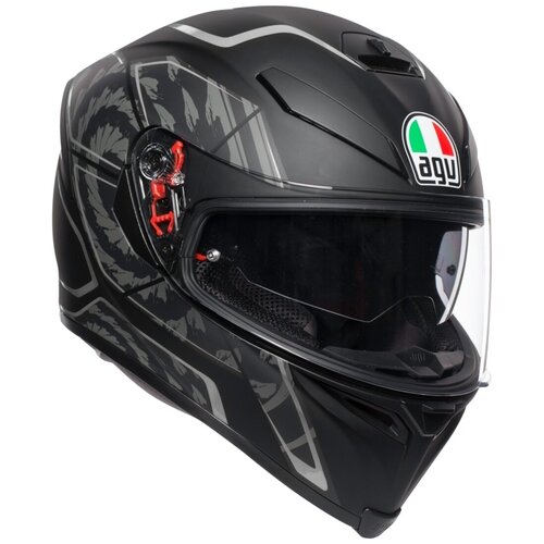фото Шлем agv k-5 s tornado matt black-silver agv 210041a2my040004