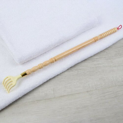 Массажёр - чесалка универсальный деревянный 445 42 25 см цвет бежевый 238₽