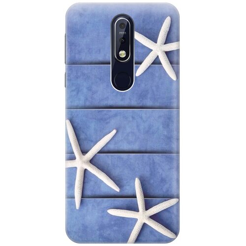 RE: PAЧехол - накладка ArtColor для Nokia 7.1 (2018) с принтом Три морские звезды re paчехол накладка artcolor для xiaomi redmi 6 с принтом три морские звезды