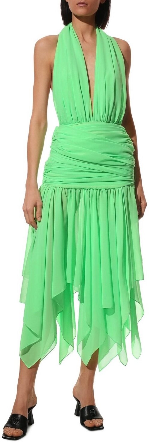 Платье 404 NOT FOUND, размер XS, зеленый