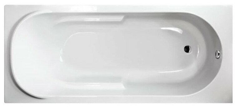 Ванна акриловая Berges Lumbo 050003 1700х750х610 цвет белый, (без монтажного комплекта/ножек)