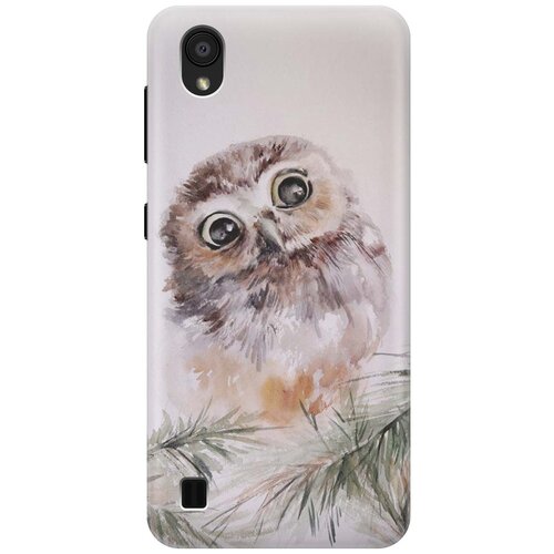 фото Re:pa накладка transparent для zte blade a5 (2019) с принтом "совенок"