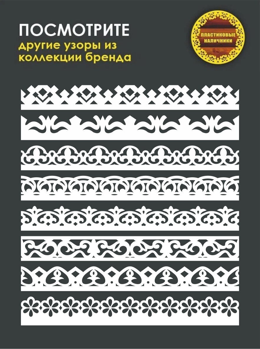 Комплект оконных наличников/наличник резной пластиковый оконный с уголком/комплект на окно/отделка фасада/декор для окон - фотография № 4