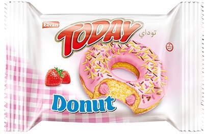 Кекс Today Donut вкус клубника 50 грамм