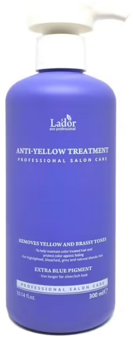 LaDor Anti-Yellow Treatment - Ладор Маска для устранения желтизны волос, 300 мл -