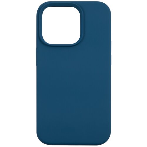 Чехол Red Line силиконовый MagSafe с микрофиброй для iPhone 14 Pro, Blue Jay