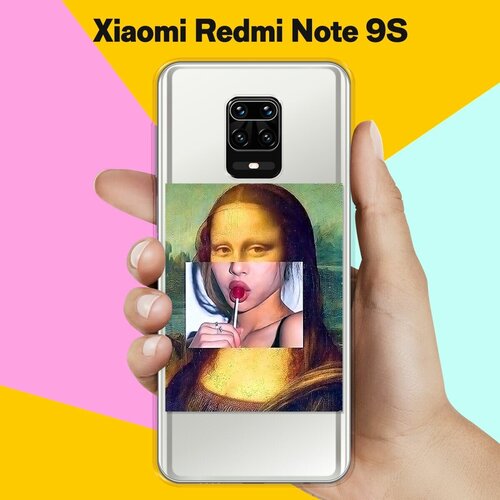 Силиконовый чехол Мона на Xiaomi Redmi Note 9S силиконовый чехол на xiaomi redmi note 9s сяоми редми нот 9s совет свой себе посоветуй прозрачный