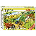 Пазл Trinity Puzzle Один день на ферме (Т820), 48 дет. - изображение