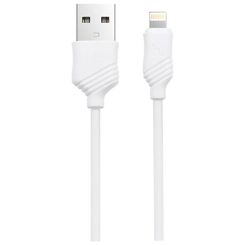 Hoco X6 Khaki USB - Lightning, 1 м, 1 шт., белый