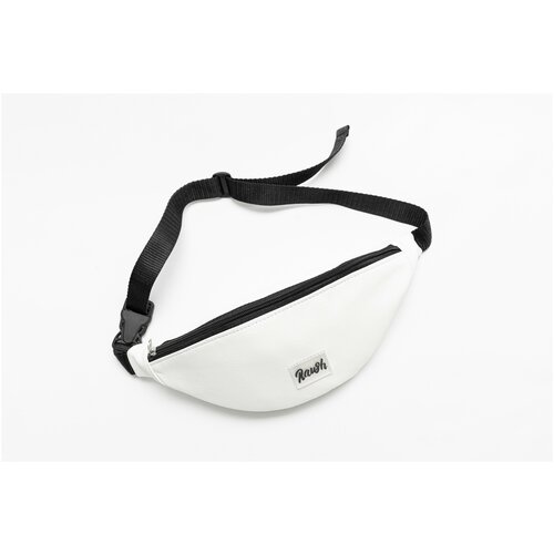 фото Сумка поясная raush, фактура гладкая, белый