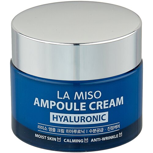 La Miso Крем для лица с гиалуроновой кислотой Ampoule Cream Hyaluronic, 50 мл la miso ампульный крем для лица с гиалуроновой кислотой ampoule cream hyaluronic 50 мл