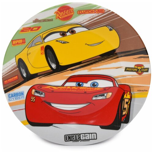 Stor Тарелка Тачки 3, 19 см 2 см желтый/красный 19 см