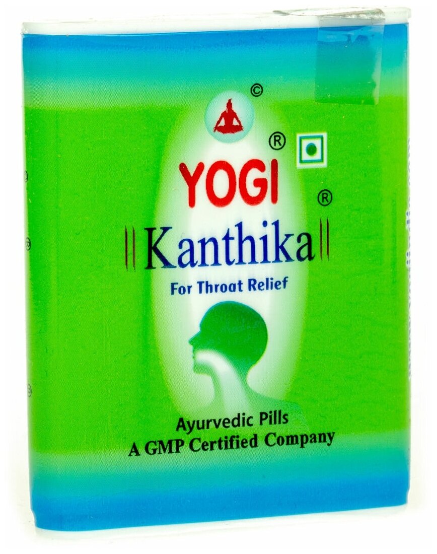 Драже Yogi Kanthika для горла 70 шт