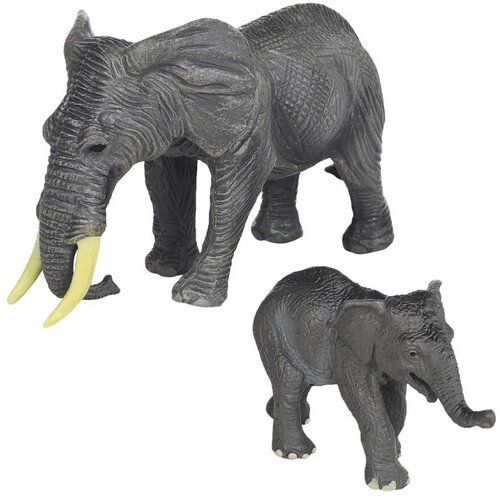 Набор фигурок животных Семья слонов 2 предмета