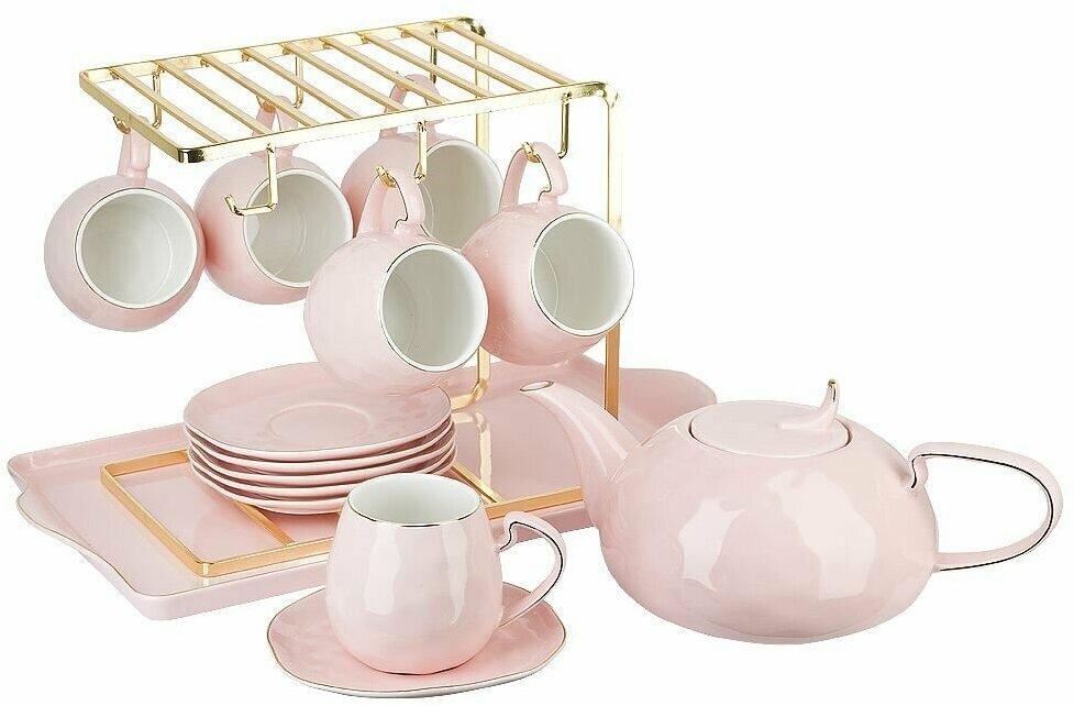 Фарфоровый чайный набор 15 предметов