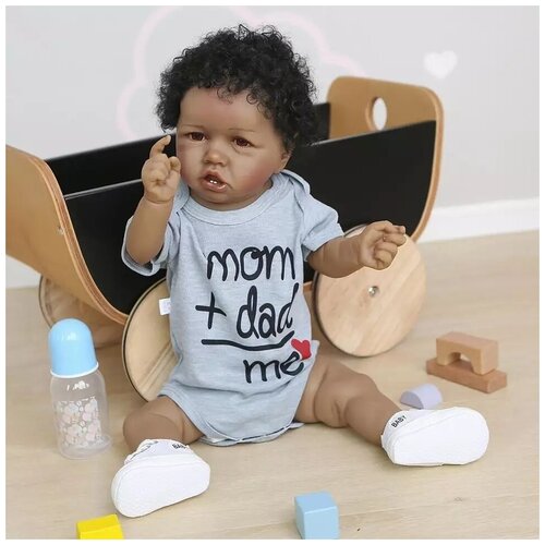 Кукла Реборн Полностью Силикон-Виниловая 58см (Р-333В)