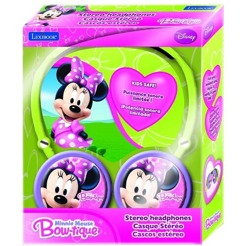 Наушники Lexibook Минни Маус стерео длина шнура 15 м HP010MN 101900₽