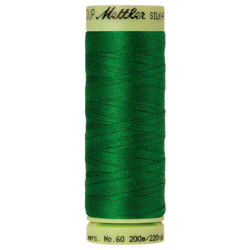 Нить для машинного квилтинга SILK-FINISH COTTON 60, 200 м 100% хлопок 0214 Treetop ( 9240-0214 )