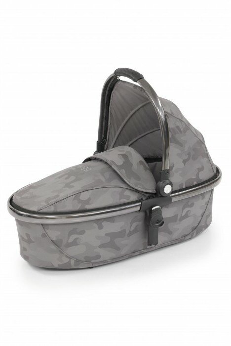 Carrycot Camo Grey & Anodised Frame