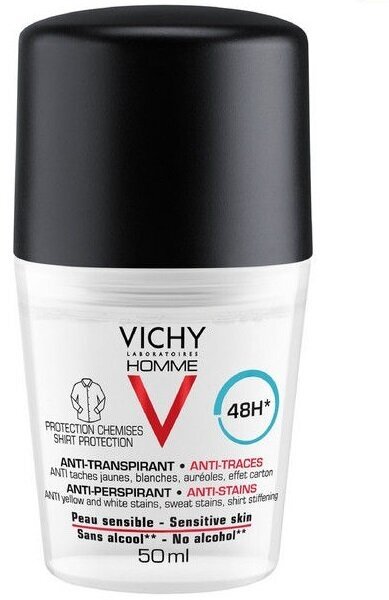 VICHY Homme Мужской дезодорант-антиперспирант 50 мл