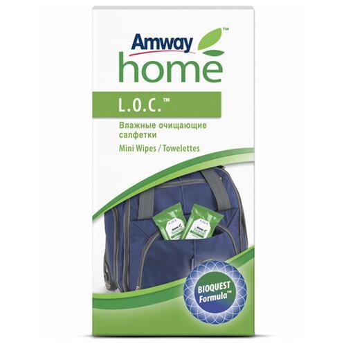 Amway L. O. C.™ Влажные очищающие салфетки 4 упаковки по 24 шт. в коробке