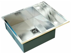 Врезная кухонная мойка ZorG Sanitary INOX X-6250, 50х62см, нержавеющая сталь