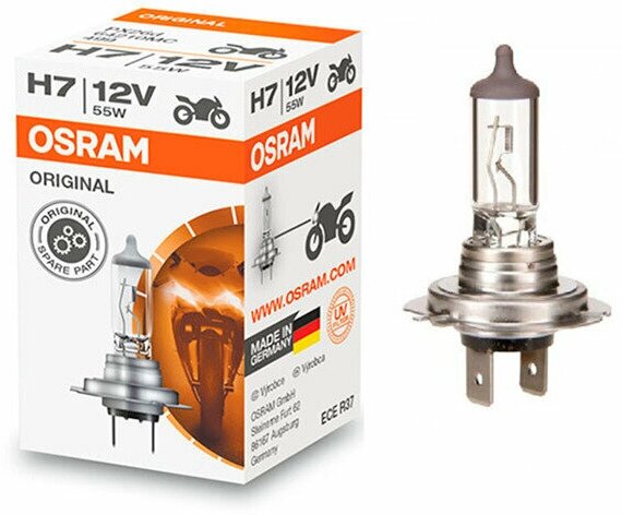 Комплект ламп Н7 Osram 64210 2шт автомобильных галогенных серии CLASSIC 55W 12V PX26d