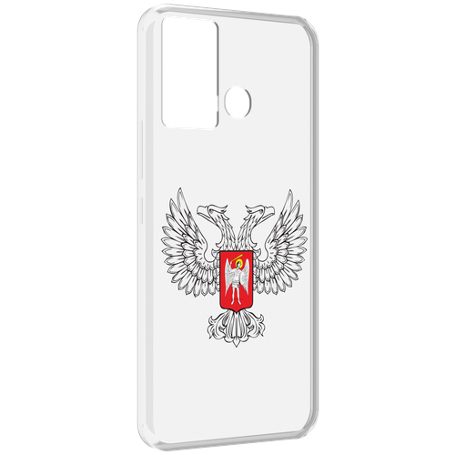Чехол MyPads герб-ДНР-донецкая-народная-республика для Infinix Hot 12 Play задняя-панель-накладка-бампер