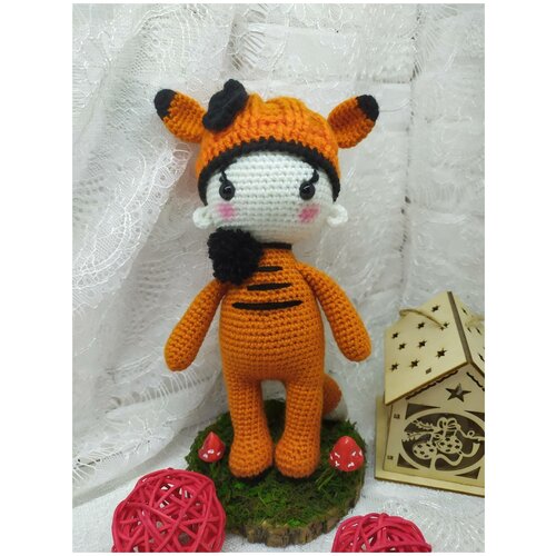 Сувенир ручной работы Девочка -лисичка.