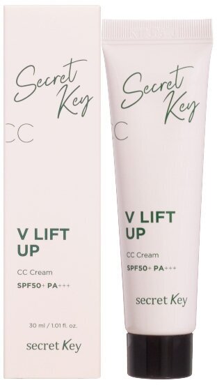 Secret Key V LIFT UP CC CREAM SPF50+ PA+++ СС крем для лица осветляющий с лифтинг-эффектом 30 мл