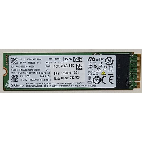 Твердотельный накопитель Hynix 256 ГБ M2 HFM256GD3JX013N 299000₽