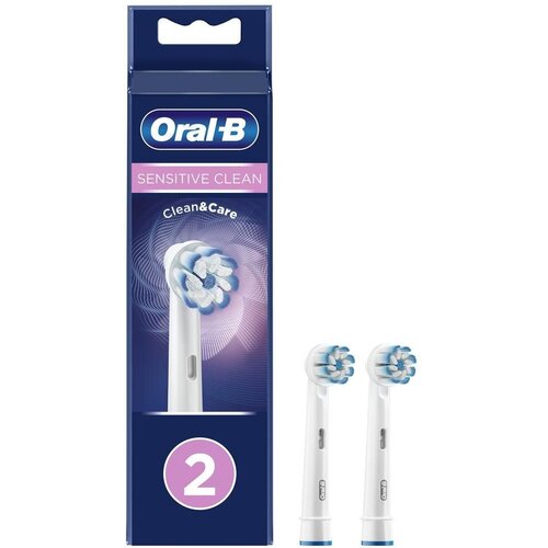 Насадка для зубных щеток Oral-B Sensitive Clean EB60 oral b precision clean oral b sensitive clean сменные насадки для зубных щеток 8 шт