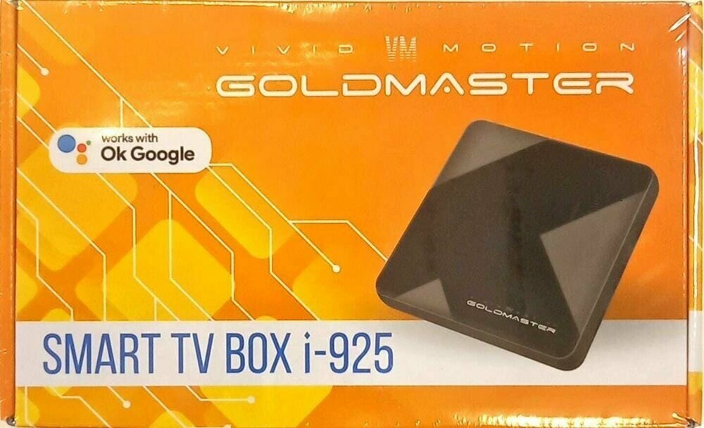 Smart приставка цифровой телевизионный ресивер GoldMaster GM I-925 4/32GB (голосовой пульт)