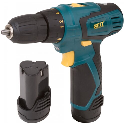 Дрель-шуруповерт Акк 120 В 0-3501100 обмин 200 Нм 2 Li-Ion 13 Ач 1 ч FIT 80181 543000₽