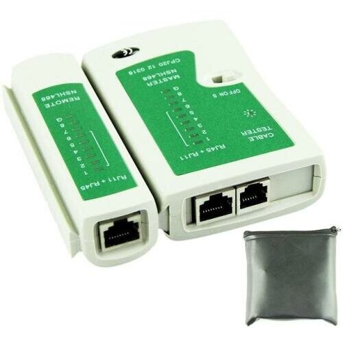 Тестер сетевой AT15252 кабель LAN и телефон - utp/stp RJ45, RJ12