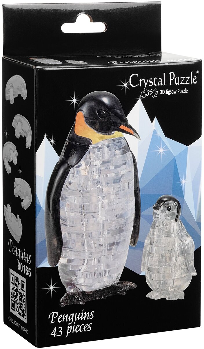 3D головоломка "Пингвины" (90165) Crystal Puzzle - фото №8