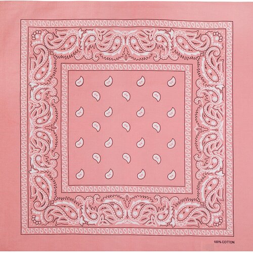 Бандана Street caps летняя, хлопок, размер 55х55 см, розовый