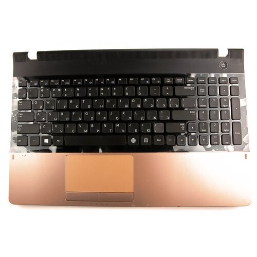 Клавиатура для ноутбука Samsung 300E5A TopCase золото ORG p/n: 9Z. N5QSN
