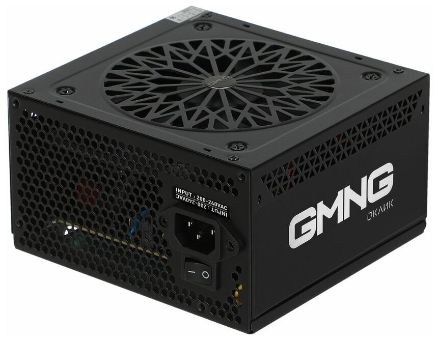 Блок питания GMNG ATX 700W PSU-700W-80+ 80+ (20+4pin) APFC 120mm fan 6xSATA RTL