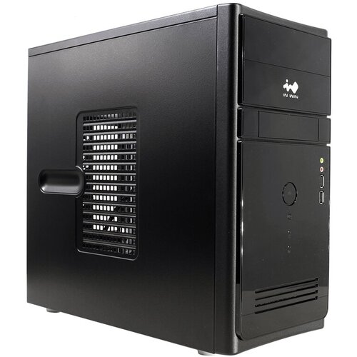 Корпус для компьютера InWin ENR-021BL (6143098), black корпус microatx inwin enr 021bl без бп чёрный