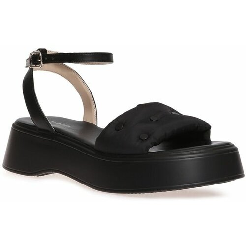 фото Босоножки женские кожа натуральная/текстиль el tempo vic3-138_el6886-507-a80_black черный,40