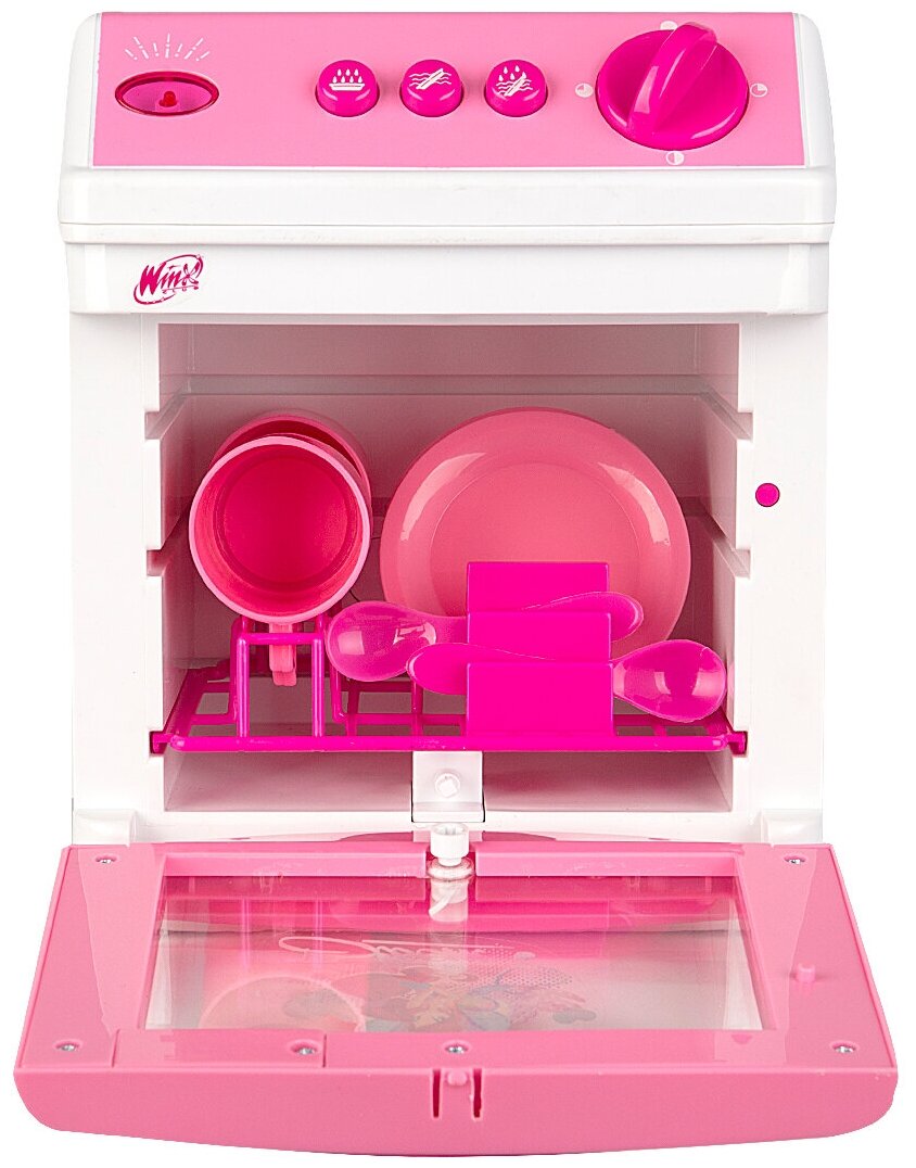 Посудомоечная машина Играем вместе Winx, на бат, свет + звук + вода 1602-R