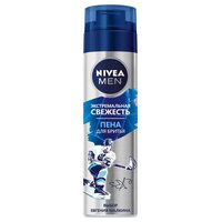 Пена для бритья Экстремальная свежесть Nivea, 200 мл