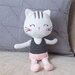 Большая мягкая игрушка подушка кошка - антистресс 58 см