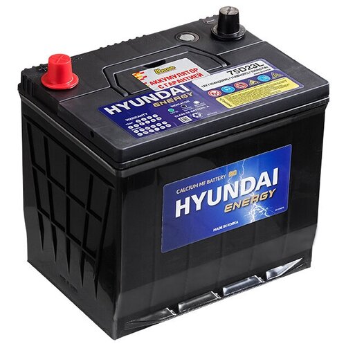 Аккумулятор Hyundai Energy 75D23L 65 Ач 520А обр. пол.