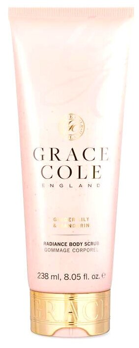 Grace Cole Скраб для тела Ginger lily & mandarin, 238 мл, 240 г